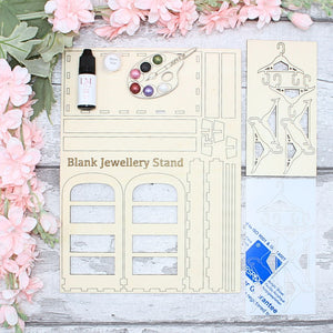 Jewellery Stand Craft Kit - Blank Design