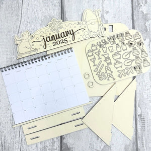 Calendar Craft Kit - January Gnome - Winter Wonderland