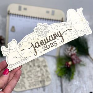 Calendar Craft Kit - January Gnome - Winter Wonderland