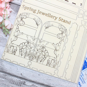 Jewellery Stand Craft Kit - Meadow Design