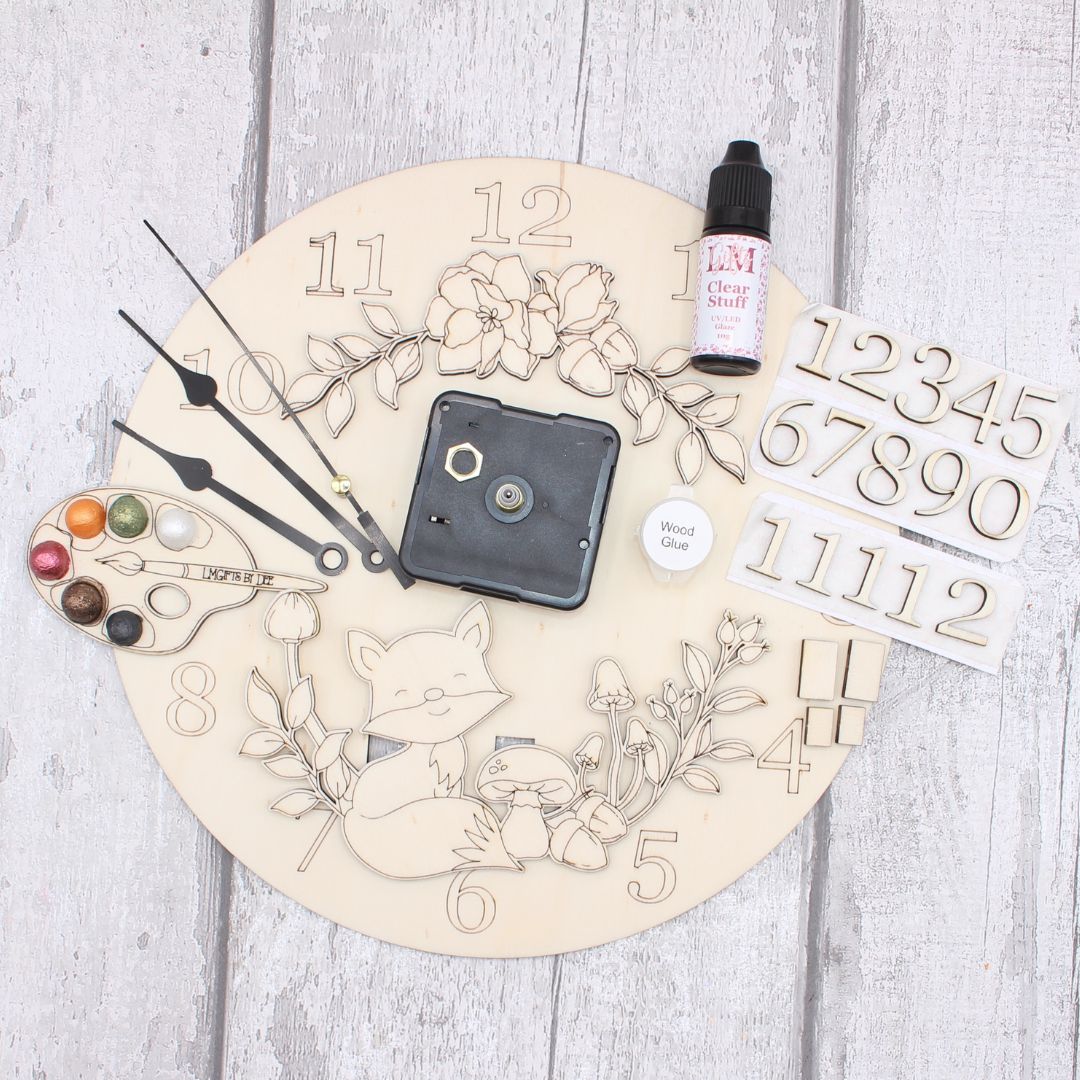 Autumn Foxi Clock Craft Kit