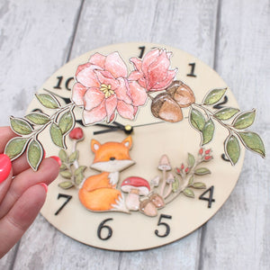 Autumn Foxi Clock Craft Kit