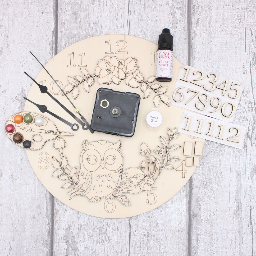 Autumn Owl Clock Craft Kit