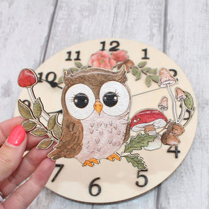 Autumn Owl Clock Craft Kit