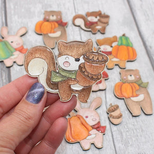 Autumn Woodland Animals  - 13 Pieces