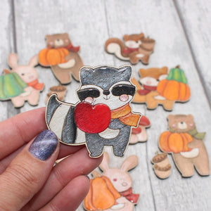 Autumn Woodland Animals  - 13 Pieces