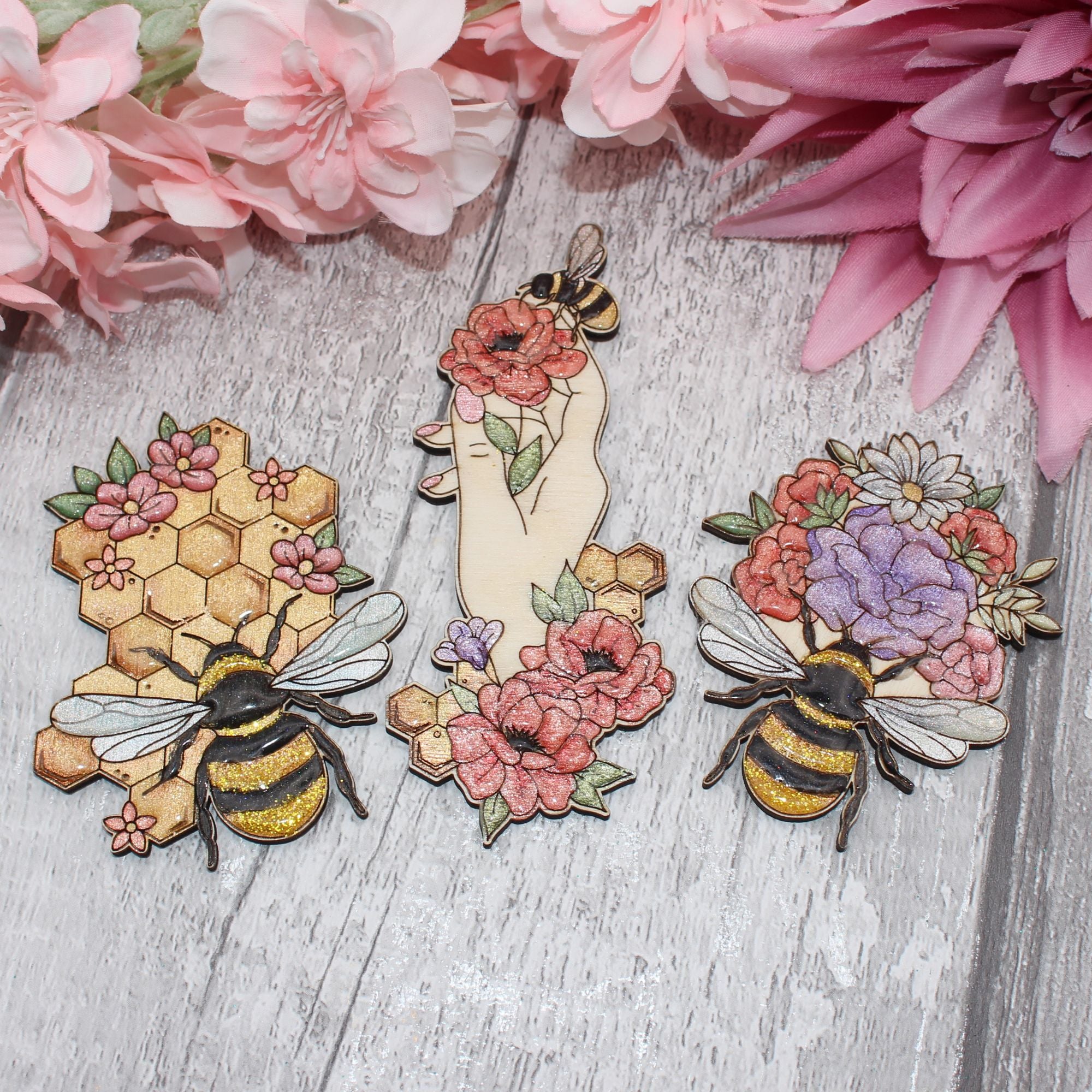 Bee Floral Trio Craft Set