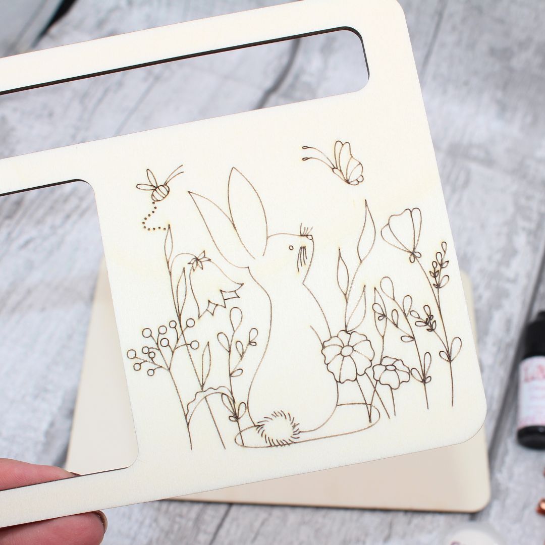 Bunny in the Meadow Notepad Holder