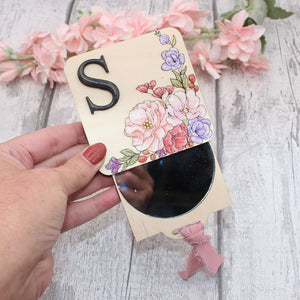 Floral Compact Mirror Craft Kit