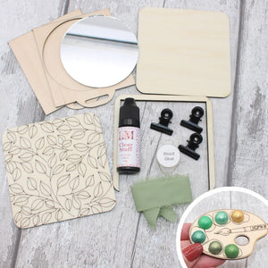 Leaves Compact Mirror Craft Kit