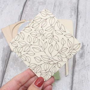 Leaves Compact Mirror Craft Kit