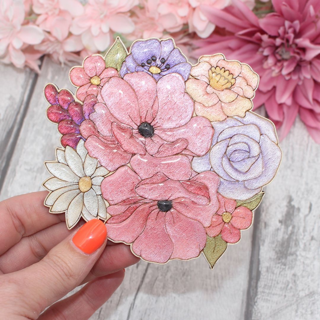 Floral Design - Coaster Size