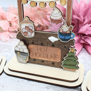 Gnome Hot Chocolate Stand Mini Craft kit