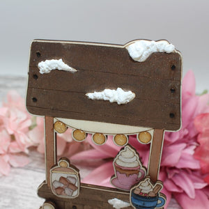 Gnome Hot Chocolate Stand Mini Craft kit