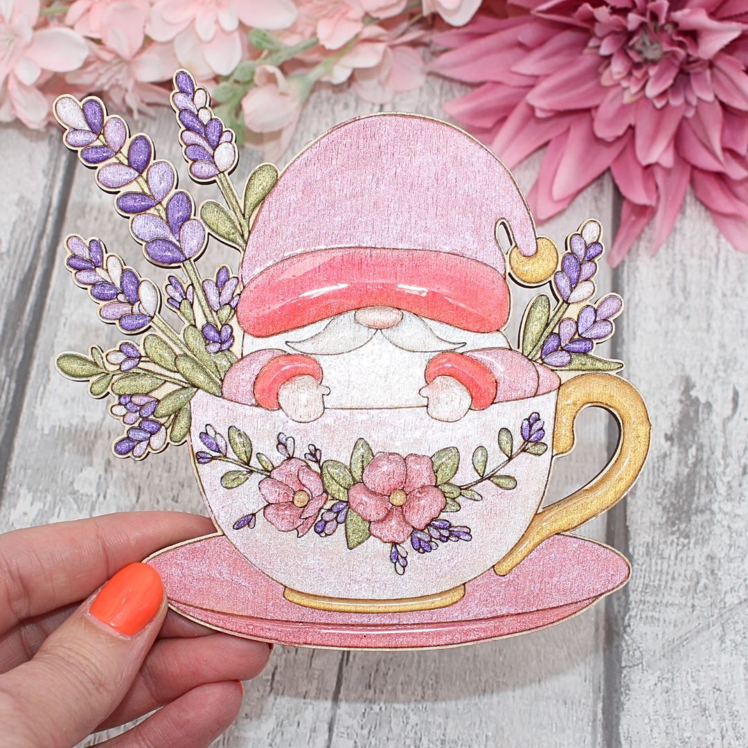 Tea Cup Gnome Coaster Craft Kit