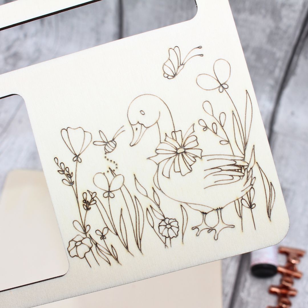 Goose in the Meadow Notepad Holder