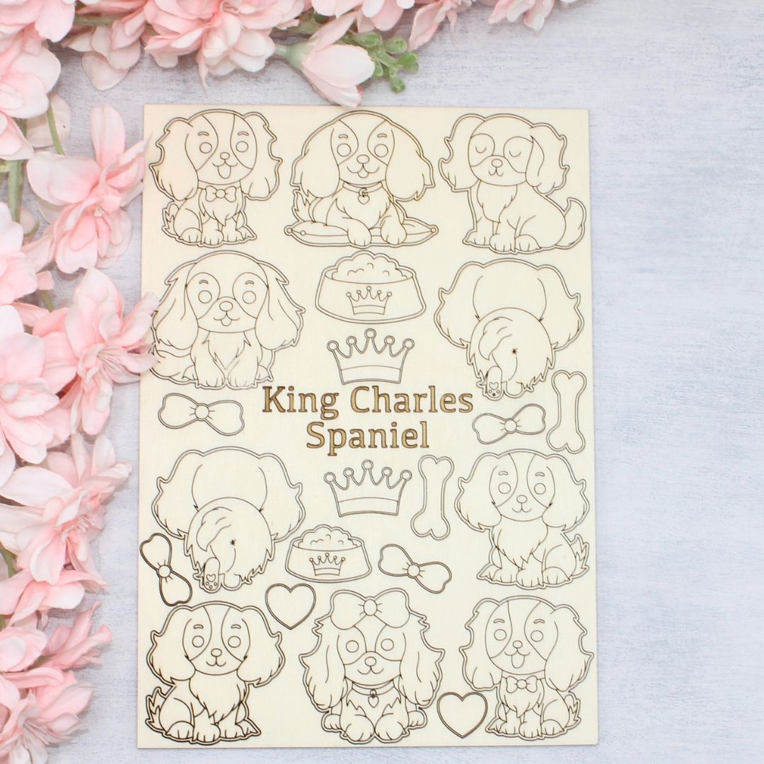 King Charles Spaniel Doggy Set