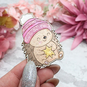 Cute Winter Hedgehog set