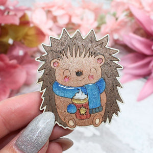 Cute Winter Hedgehog set