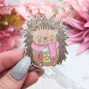 Cute Winter Hedgehog set