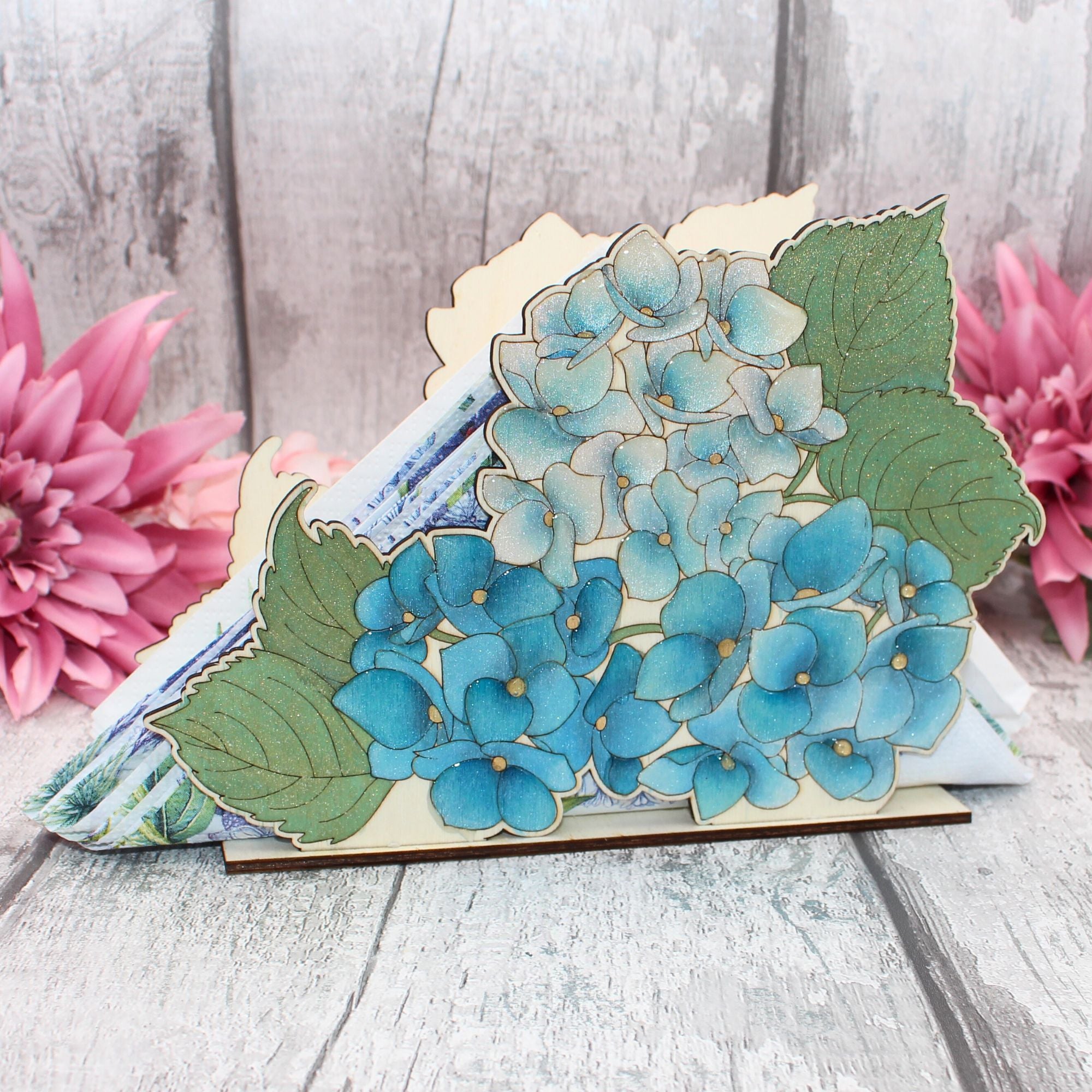 Hydrangea Serviette Holder Craft Kit