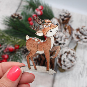 Little Deer 3D Tree Ornament Set