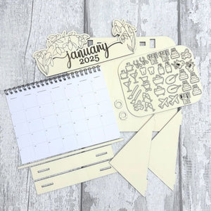 Calendar Craft Kit - January Floral