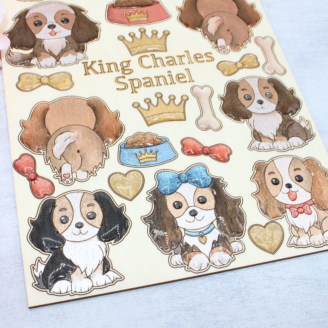 King Charles Spaniel Doggy Set