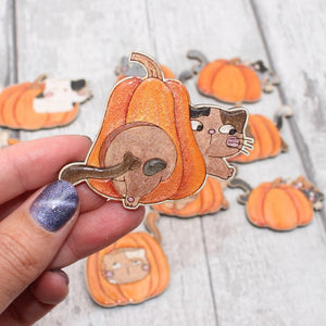 Kitties and Pumpkins Set  - 10 Pieces