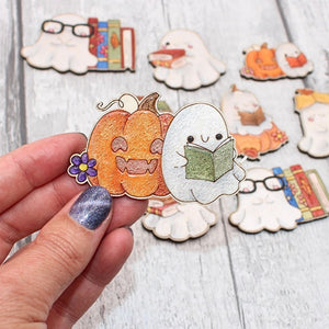 Bookish Autumn Ghosties  - 11 Pieces