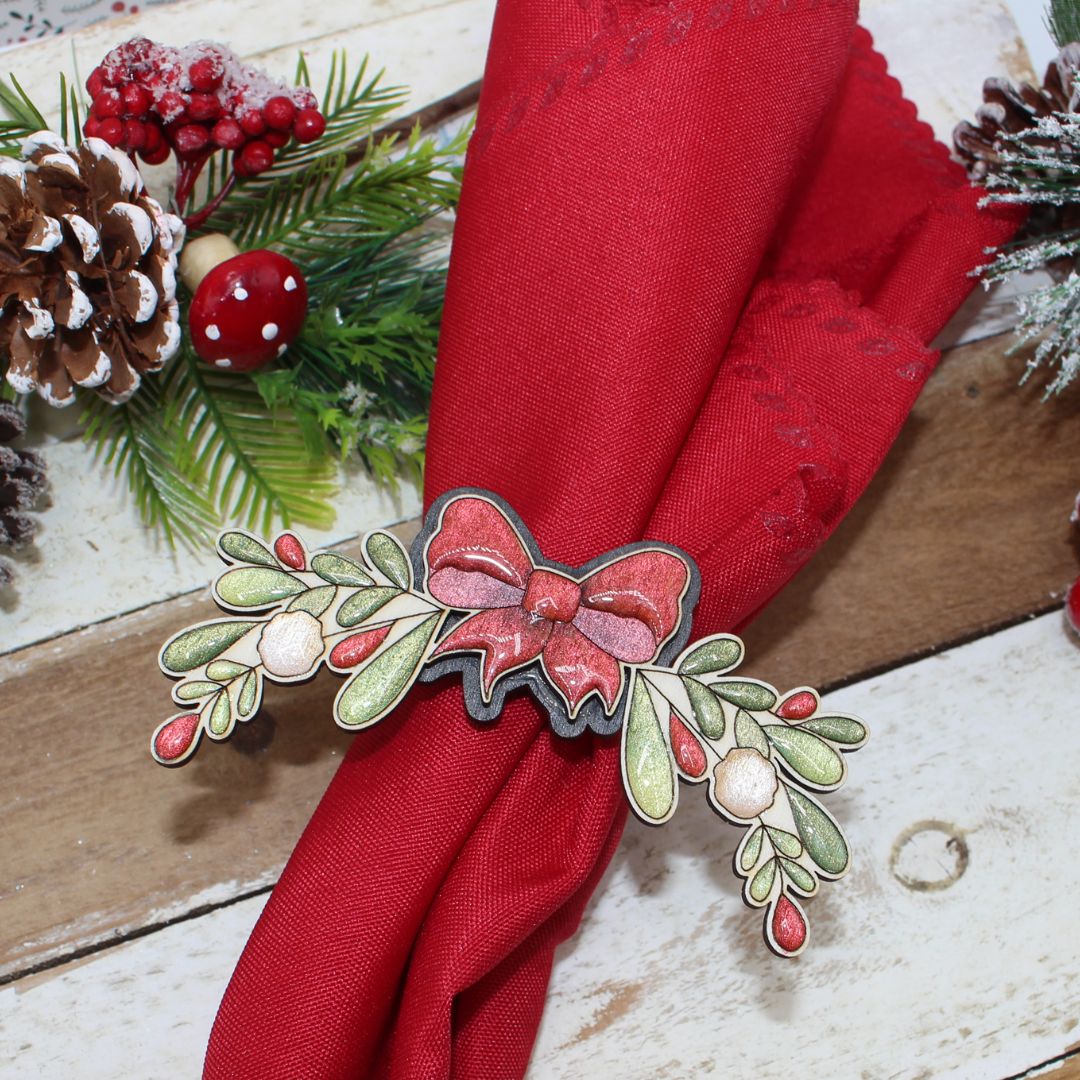 Christmas Napkin Rings - Set of 6