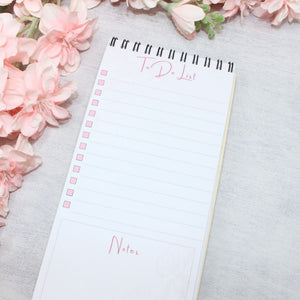 Floral To-Do List Book