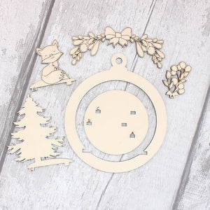 Foxi 3D Tree Ornament Set