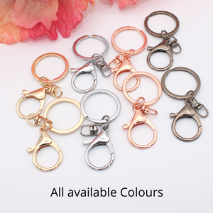 Deluxe Keyring Clasp - Silver | Lobster Claw Keyring Clasp